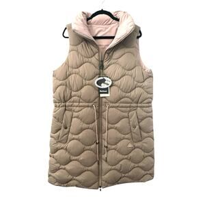 Barbour Tan Quilted Vest